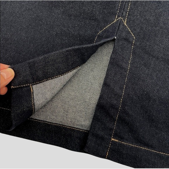 TRINA TURK Petit Rouge Dark Blue Sleeveless Denim Dress Size 8  MSRP $298.00‎ - Picture 9 of 10